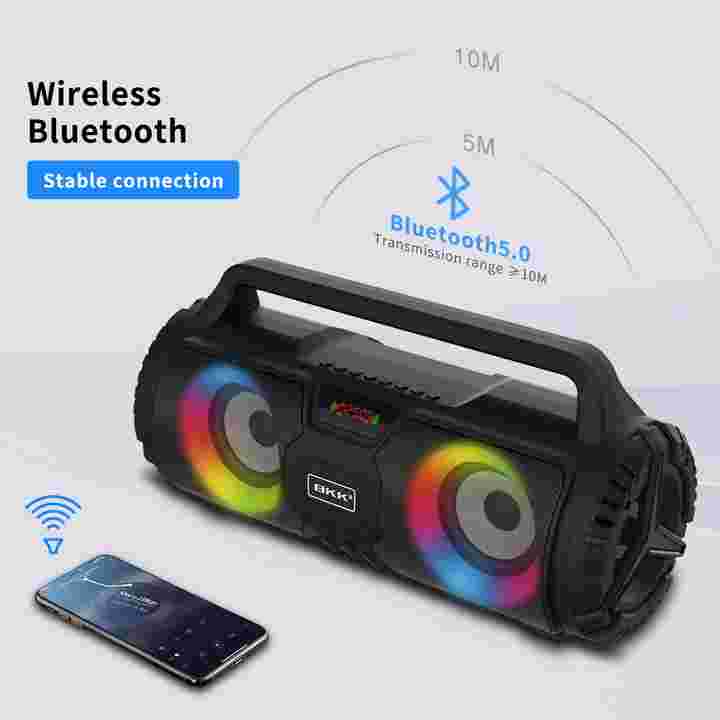 haut-parleur bluetooth multifonctionnel avec lumière colorée