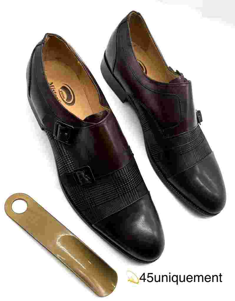 Chaussures Hommes double boucles – Mr Stone – Qualité premium