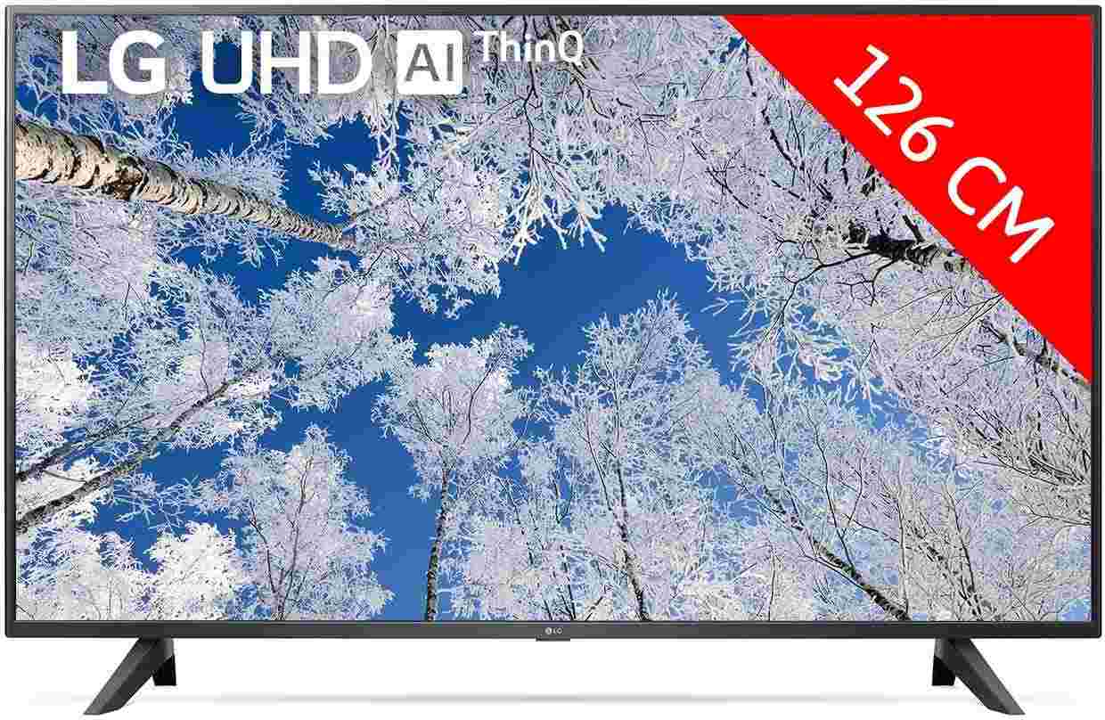 LG TV 50 pouces Smart - UHD 4K - Active -HDR- webOS Smart ThinQ AI - 6 Mois de garantie