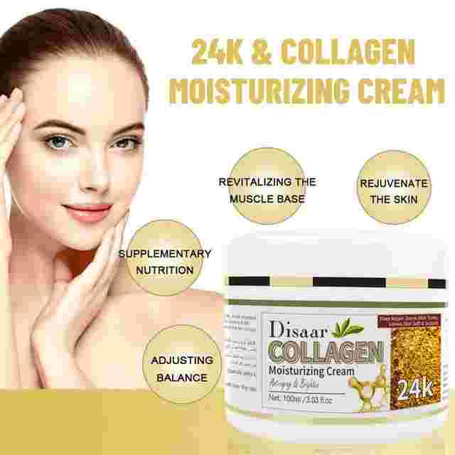 disaar collagen crème hydratante ,anti ride et rend la peau frais – 100ml