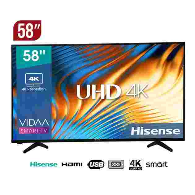 Smart Tv Hisense 58 pouces - Ultra HD - 4K - HDR - 6 mois de garantie